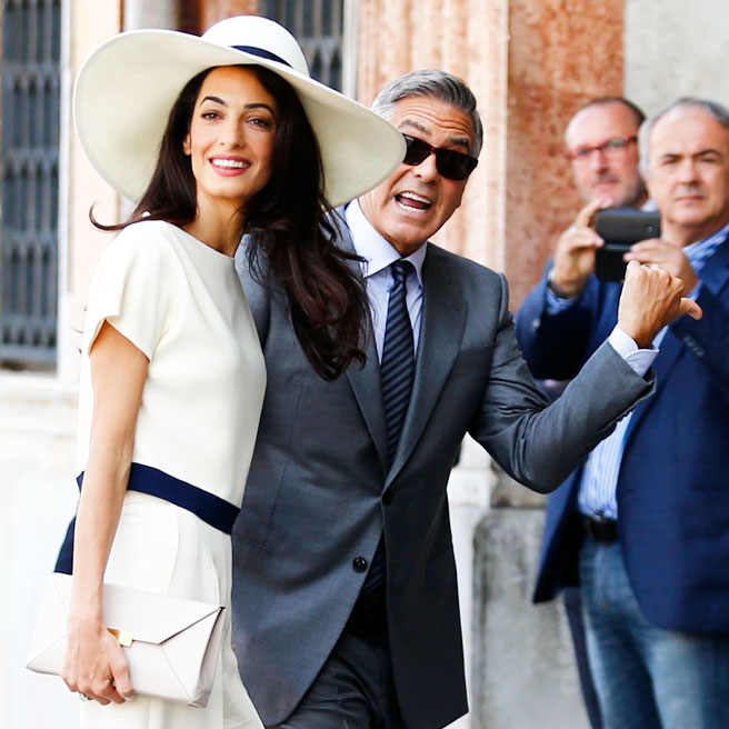 Свадьба Амаль Аламуддин и Джорджа Клуни в Венеции