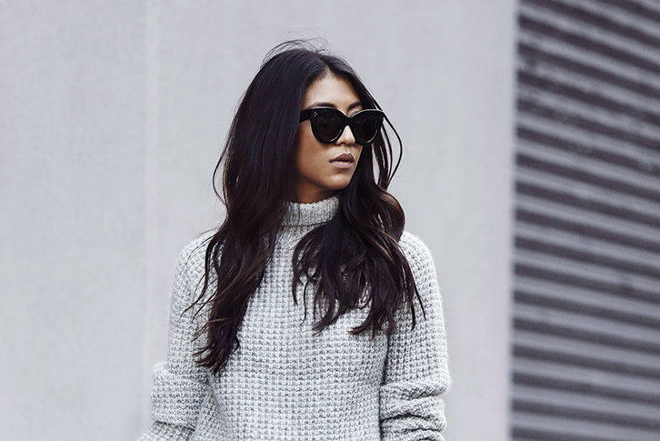 10 способов носить серый джемпер