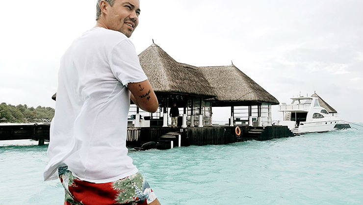Райский остров: Александр Рогов и Александра Федорова на Мальдивах