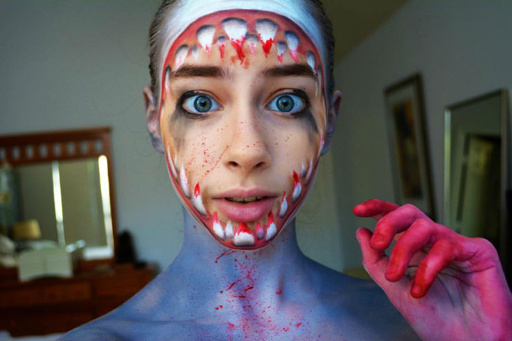 27 потрясающих идей макияжа на Хэллоуин