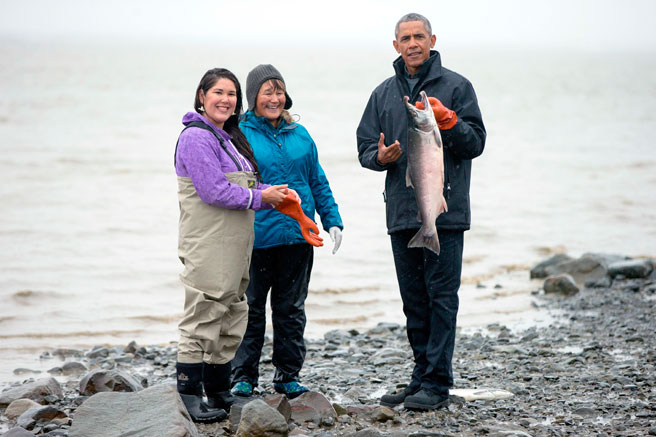 Барак Обама на Аляске