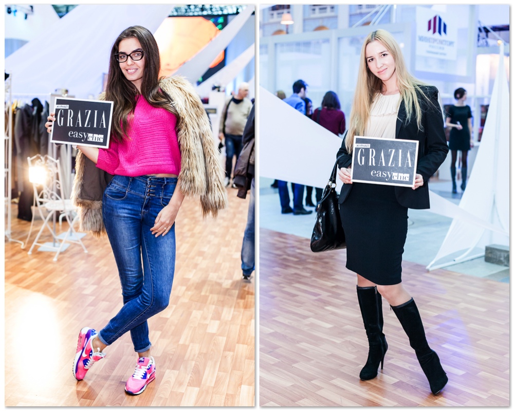 Grazia Streetstyle на Неделе Моды в Москве
