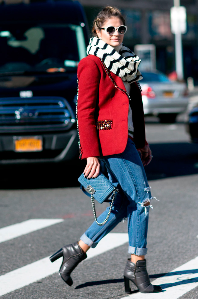 Неделя моды в Нью-Йорке, street style