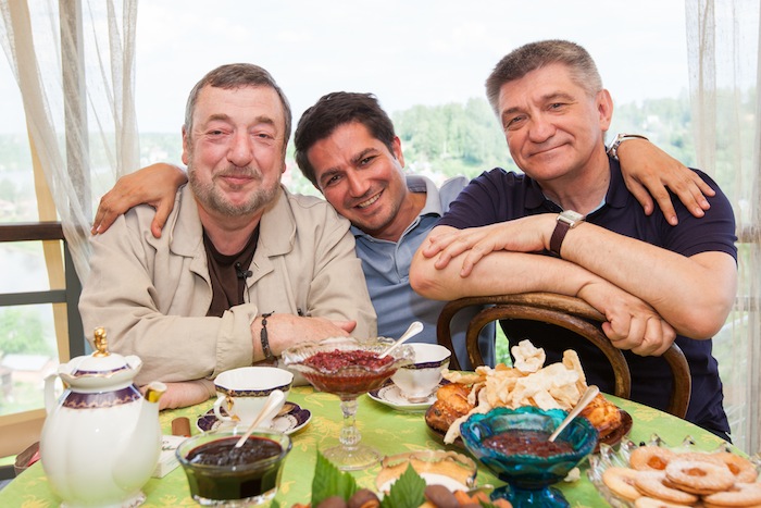 Павел Лунгин, Алексей Боков и Александр Сокуров
