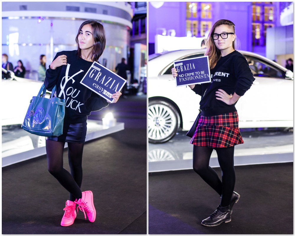 Grazia StreetStyle на Mercedes-Benz Fashion Week Russia 2013
