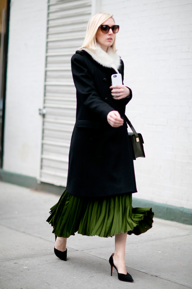 Неделя моды в Нью-Йорке, street style
